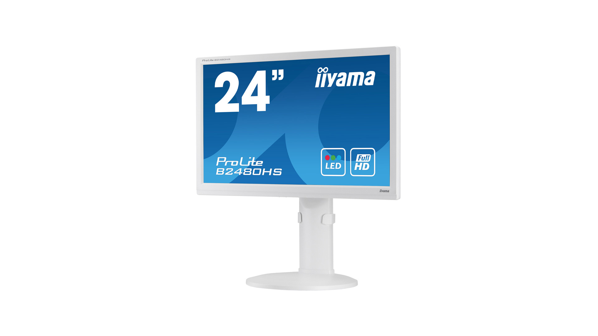 24″ TFT Monitor Weiß (16:9) (Iiyama B2480HS-W1)